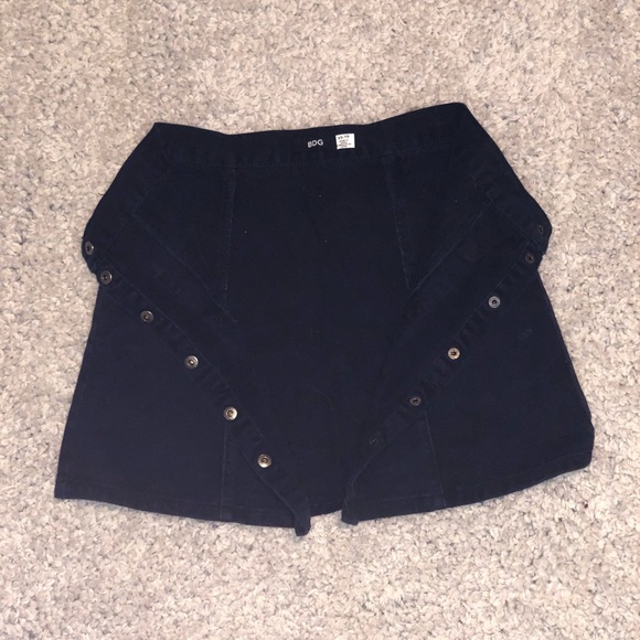 Urban Outfitters Denim Button-Front Mini Skirt - Picture 4 of 5